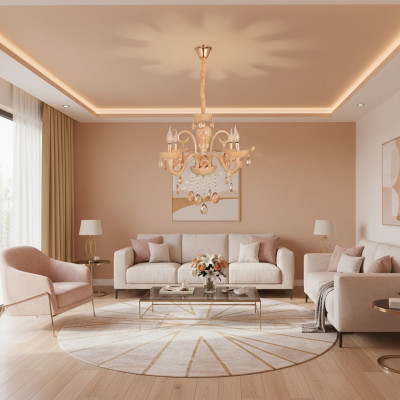 Plafondlamp Een moderne glazen hanglamp Woonkamer Luxe nieuw