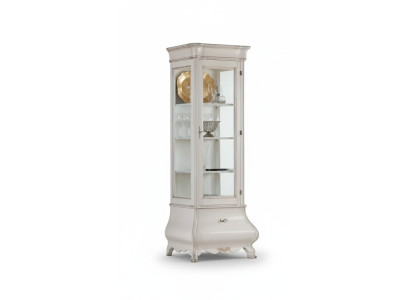 Luxe houten kastontwerp vitrine wit Italiaans meubilair kast vitrines