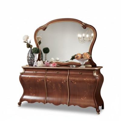 Commodes met spiegel, console meubels, commodes met laden set van 2 stuks.
