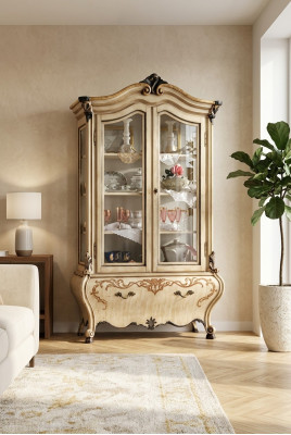 Vitrine Buffetkasten Kasten Ontwerp Italiaanse Meubels Kast Luxe Rek