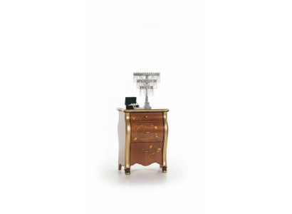Nachtkastjes Nachtkastje Klassiek design Meubels Hout Bruin Bijzettafels