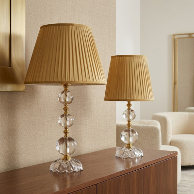 Klassieke kristallen tafellamp kristallen kroonluchter stijlvolle lamp nieuw