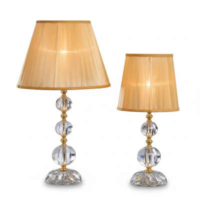 Klassieke kristallen tafellamp kristallen kroonluchter stijlvolle lamp nieuw