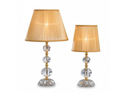 Klassieke kristallen tafellamp kristallen kroonluchter stijlvolle lamp nieuw