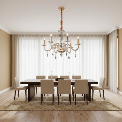 Kristallen kroonluchter hanglamp Luxe kroonluchter Nieuw