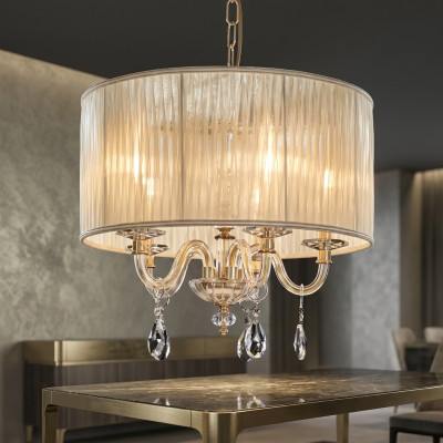 Koninklijke luxe kroonluchter plafondlamp Gouden kroonluchter