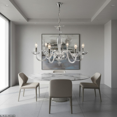 Kroonluchter antieke stijl hanglamp kroonluchter kristal licht