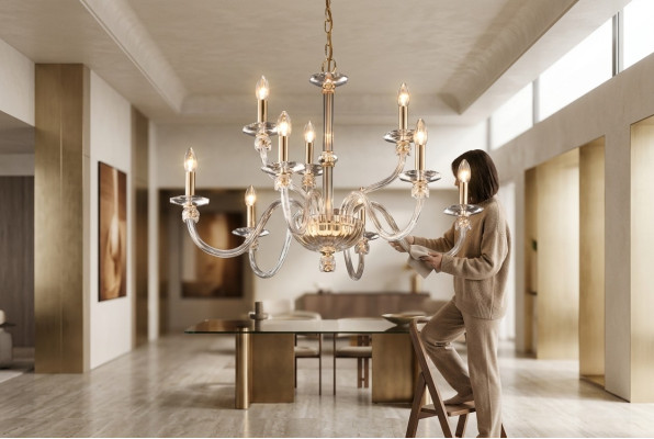 Kristallen kroonluchter plafondhanger kroonluchter lamp lampen lampen