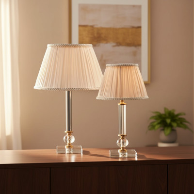 Klassieke kristallen vloerlamp bureauverlichting luxe meubels nieuw