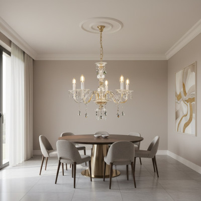 Kristallen kroonluchter Miki plafondhangende kroonluchter lamp kristallen kroonluchter