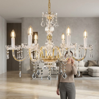 Hanglamp Kandelaar Kristallen Kandelaar Plafondlamp Lamp