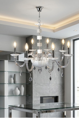 Kristallen kroonluchter kroonluchter hanglamp plafondlamp lamp