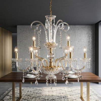 Kroonluchter Hanglamp Verlichting Kroonluchter goud Lamp