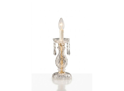 Stijlvolle tafellamp Antiek stijl Inrichting Luxe Kaarslamp Kristal