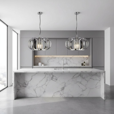 Hanglamp Grijs Luxe Kroonluchter Nieuwe Plafondlamp Moderne Lamp