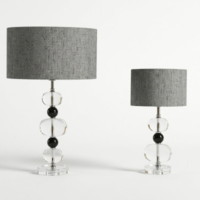 Stijlvolle tafellamp Grijze lamp Moderne verlichting Nieuwe tafellamp