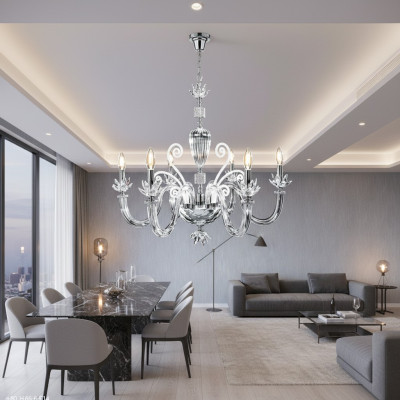 Luxe kroonluchter plafondlamp Klassieke lampen Kristallen kroonluchter
