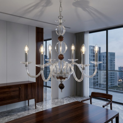 Elegante plafondlamp klassieke kroonluchter kristallen kroonluchter nieuw.