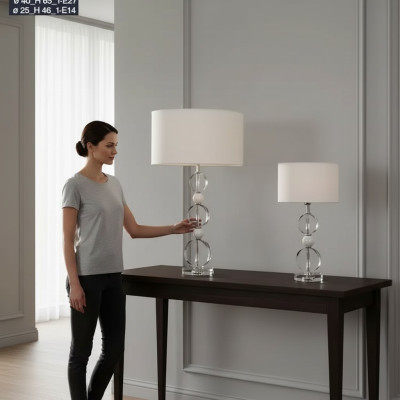 Bureaulamp kroonluchter kristal Moderne tafel design lamp