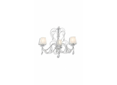Luxe kristallen hanglamp Stijlvolle 3x lampen plafondluchter