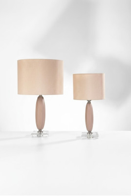 Tafellamp beige kristallen kroonluchter klassieke tafellamp nieuw