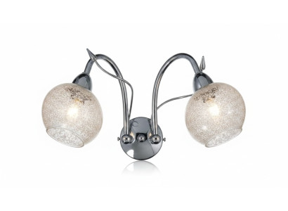 Luxe wandlamp Grijs 2x Lampen Ronde vorm Decoratie