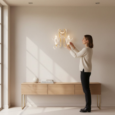 Ontwerp wandlamp Luxe wandlamp Lamp lamp wandlampen kristal nieuw
