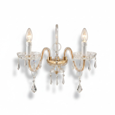 Klassieke wandlamp Luxe kristallen kroonluchterlamp Lustre stijl.