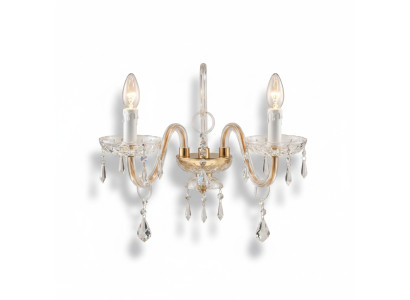 Klassieke wandlamp Luxe kristallen kroonluchterlamp Lustre stijl.