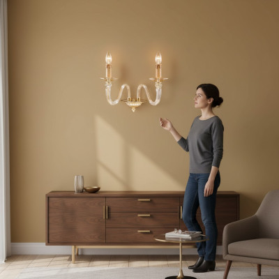 Wandlamp Lichtkroonluchter Wandlamp Kroonluchter Wand Lamp Kristallamp