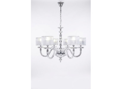 Plafondlamp Plafondluchter Kandelaar Kroonluchter Glas Wit Lampen Antieke Stijl