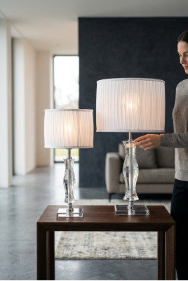 Lamp Kristal Tafellamp Wit Staande Nachtkastje Nieuw Bureau