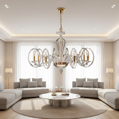 Luster Kristallen Kroonluchter Lamp Plafondverlichting Verlichting Hanglamp Nieuw