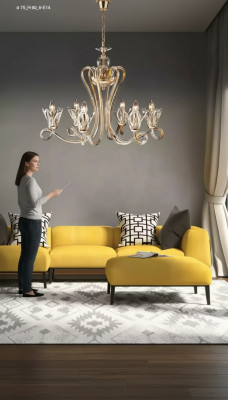 Luxe kristallen kroonluchter hanglamp kroonluchter plafondlamp