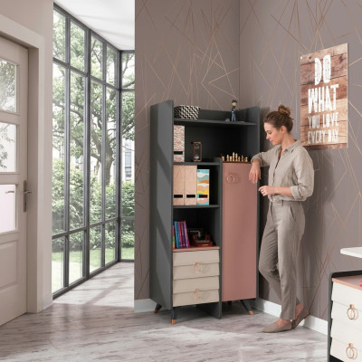 Boekenkast kasten Setra boekenplank woonwand woonkamer muur rek