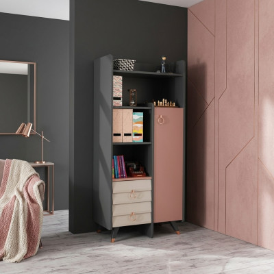 Boekenkast kasten Setra boekenplank woonwand woonkamer muur rek