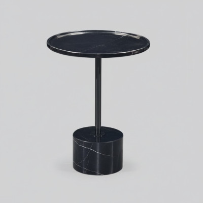 Stijlvolle zwarte bijzettafel salontafel slaapkamer commode tafels