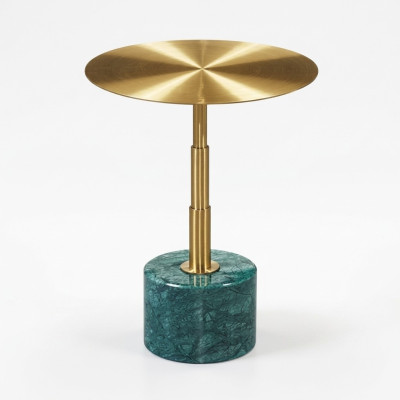 Marmer stijlvolle gouden bijzettafel nieuw luxe moderne salontafel nieuw