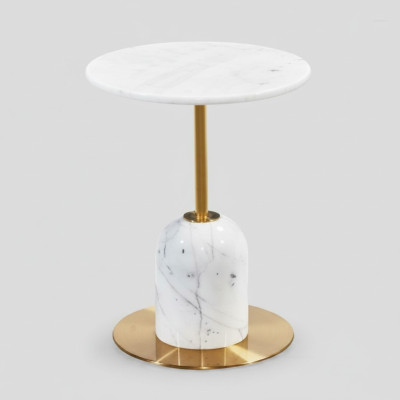 Bijzettafel Hoogwaardig Marmer Modern Salontafel Koffietafel Woonkamer
