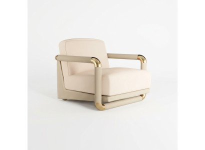Stijlvolle Stoel Beige Stoel TV Bank 1 Zitsbank Stofstoffen