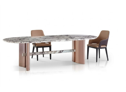 Eetkamer meubels roestvrij staal ovaal eettafel tafel design tafels luxe meubels