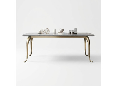 Moderne luxueuze eettafel Ontwerper Rechthoekige keukentafel Eetkamer meubels Tafel