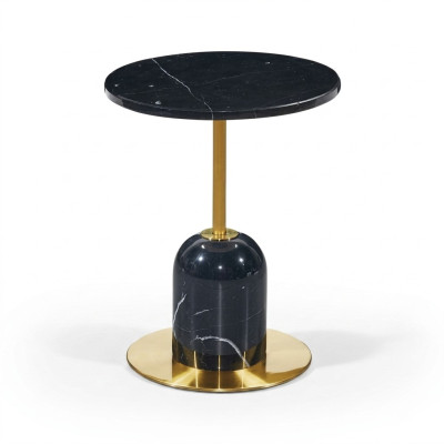 Ontwerper Zwarte salontafel Bijzettafel Woonkamer Luxe meubel Tafel