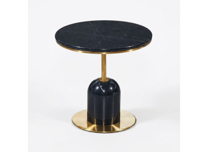 Ronde woonkamersalontafel Zwarte banktafel Luxe salontafel Tafel