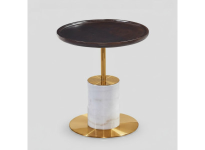 Ontwerper Witte koffietafel Luxe bijzettafel Stijlvol meubilair Tafel