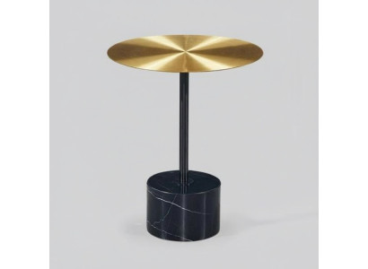Zwarte-gouden bijzettafel Ronde salontafel Woonkamer Tafels Nieuw