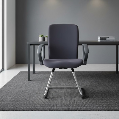 Kantoorinrichting wachtkamer praktijk kantoor textiel stoelen conferentie stoel