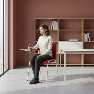 Kantoorstoel luxe stoel bureaustoel chef nieuw textiel ontwerpstoel metaal meubels