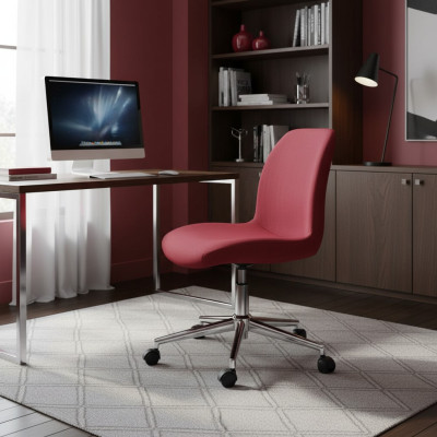 Kantoorstoel Rood Luxe Stoel Bureaustoel Chef Nieuwe Textiel Designer Stoel Meubilair