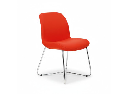 Stoelen Luxe Oranje Design gestoffeerde Stoelen Kantoor Meubilair Nieuwe Textielmeubels